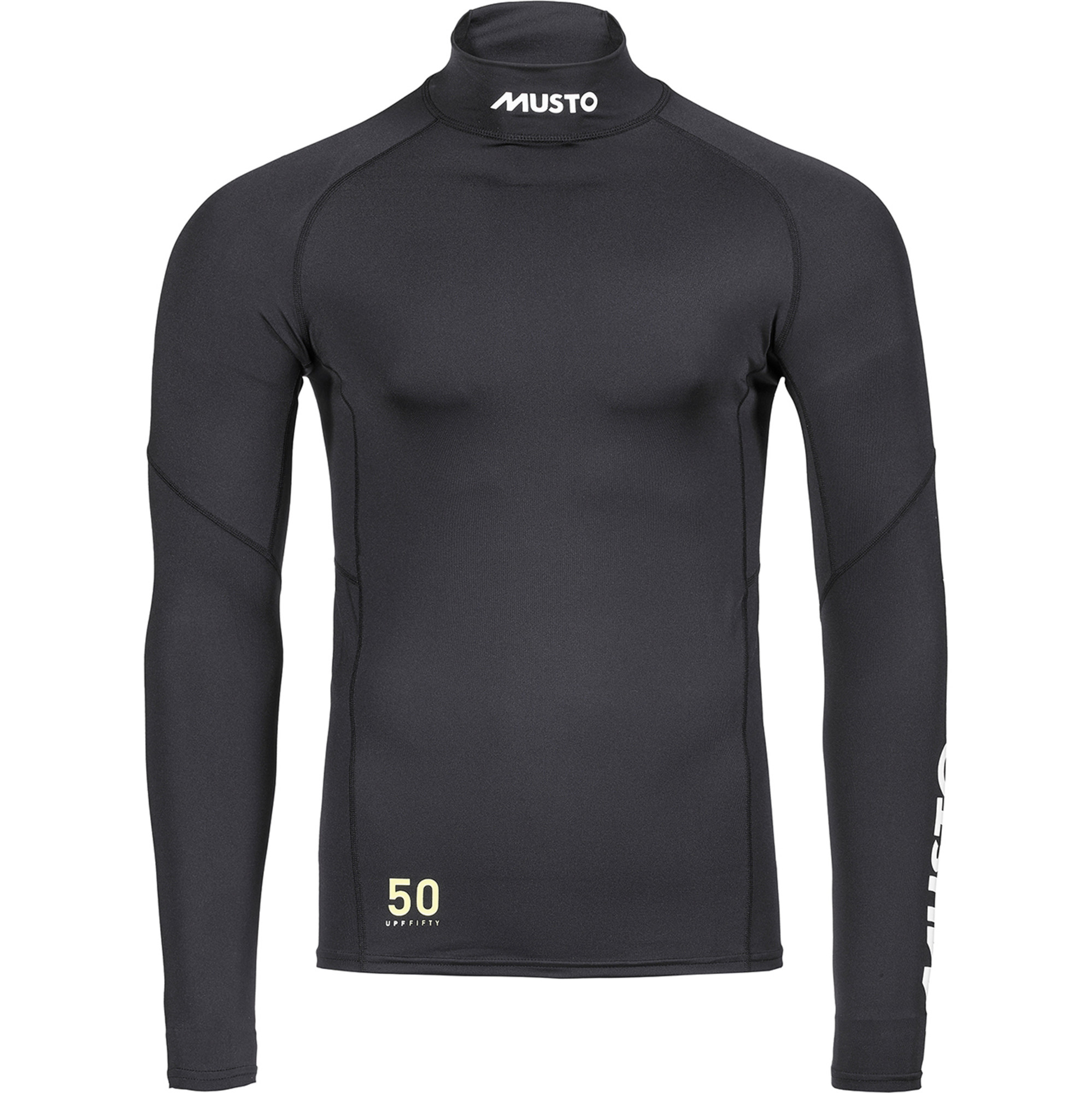 2023 Musto Mens Champ Long Sleeve Rash Vest 82091 Black Wetsuits